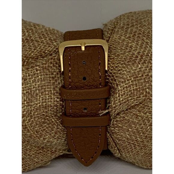 Michael Kors Runway MK5305 Women's Brown Leather Analog Dial Quartz Watch WFH180 - Picture 5 of 11